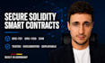 develop secure custom solidity smart contracts