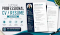 design a professional ats friendly resume or CV in canva