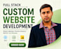 build a modern website development as  full stack developer, front end developer