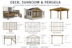 prepare deck, sunroom, pergola structural plans and permit drawings with framing