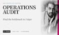 do a business operations audit with process mapping and fix plan