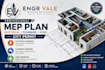 do mep plan, electrical drawing, plumbing, hvac, city permit