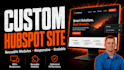 convert figma to hubspot cms website with custom editable modules