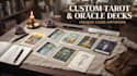design custom tarot cards, oracle deck and playing card artwork