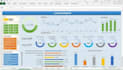 design excel dashboard template and google sheet