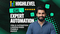 set up gohighlevel automation, funnels, and CRM workflows