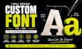 design a custom font in ttf or otf