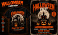 create spooky halloween tshirt posters party flyers