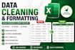 do data cleaning, formatting , and sorting in excel