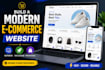 build a modern e commerce website for your business