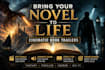 create a cinematic book trailer and book promo video