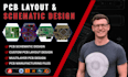do electronic cad design, pcb layout, schematic, embedded pcb design