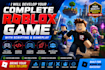 develop your complete roblox game with scripting and gameplay