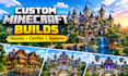 build custom minecraft houses, castles, spawns and server builds
