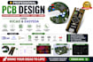 reverse engineer pcb,  recreate schematic, pcb  layout and gerber files in kicad