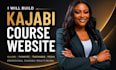 build kajabi thinkific teachable course website