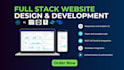 build custom fullstack website with API integration and deployment
