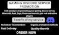 discord server promotion, discord growth, minecraft, rust, fivem promotion
