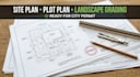 draw site plan, plot plan, and landscape grading for city permit