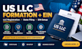 do US llc formation, llc registration and ein number setup for your business