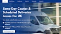 medical courier wordpress website design with online booking, delivery tracking