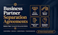 draft a legally binding business partner separation agreement