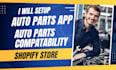 setup auto part compatibility shopify app auto parts store car parts website