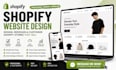 design ecommerce shopify website shopify theme customization shopify store setup