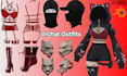 create vrchat avatar outfits, nsfw outfits, 3d clothes, vrchat assets, items