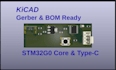 design a simple 2 layer pcb in kicad