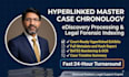 create hyperlinked master case chronologies and ediscovery