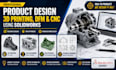 do 3d printable functional and replacement parts and mechanical bracket