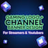 design gaming logo and youtube banner for streamers