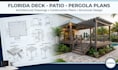 florida pe deck design patio plans pergola architectural drawings construction