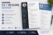 design a professional modern CV resume