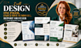 design one pager, executive summary, report or flyer