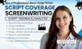 give script coverage, feedback, notes analysis for tv pilot, or film screenplay