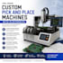 design custom pick and place machines with electronics