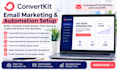 setup convertkit newsletter kit landing page kit email sequence email automation