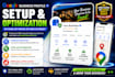 set up and optimize your google business profile