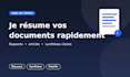 je vais résumer et synthétiser vos documents rapidement