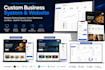 build a custom business management system, website