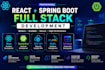 build a full stack web app with react and spring boot