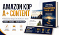 design amazon KDP a plus content for authors and books with conversion graphics