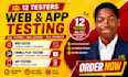 12 testers 20 testers 12 app testers mobile app 12 testers google play 20 tester