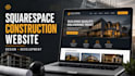squarespace website design squarespace construction company website development
