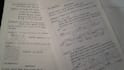 handwrite documents, study notes and letters