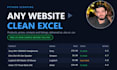 do python web scraping and data extraction to excel or csv