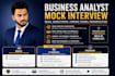 coach you for business analyst and data analyst interviews