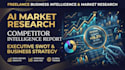 generate a deep ai market research and competitor intelligence report